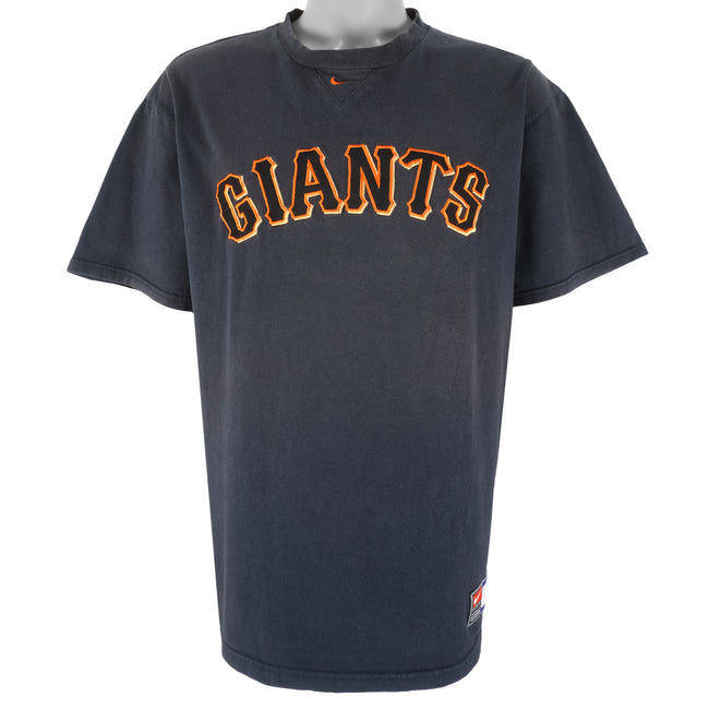 SF Giants Grey/Black Majestic Baseball Jersey - 5 Star Vintage