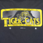 Starter - CFL Hamilton Tiger Cats Single Stitch T-Shirt 1999 X-Large Vintage Retro Football