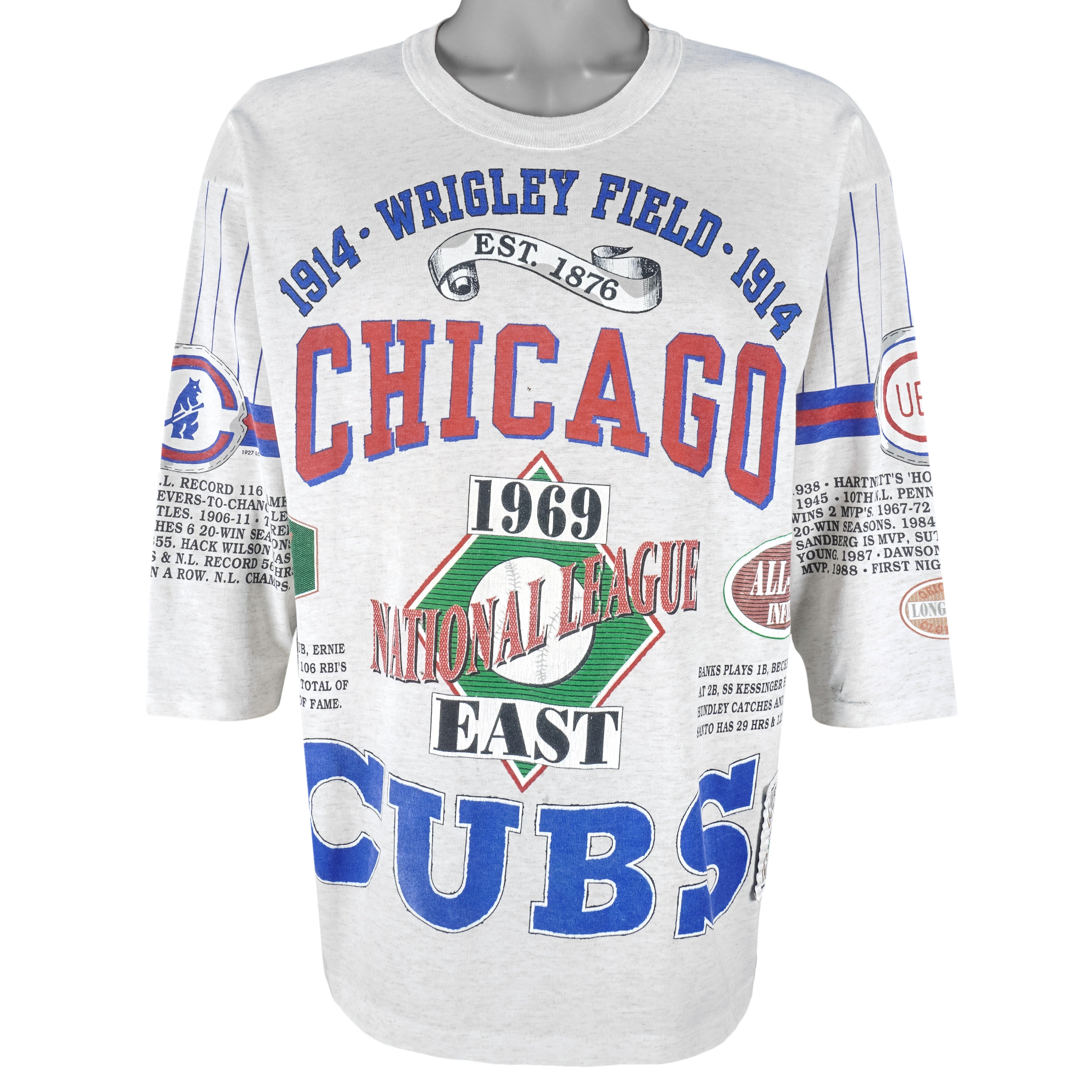 VTG 90's Chicago Cubs Shirt - Men's L Large MLB Baseball