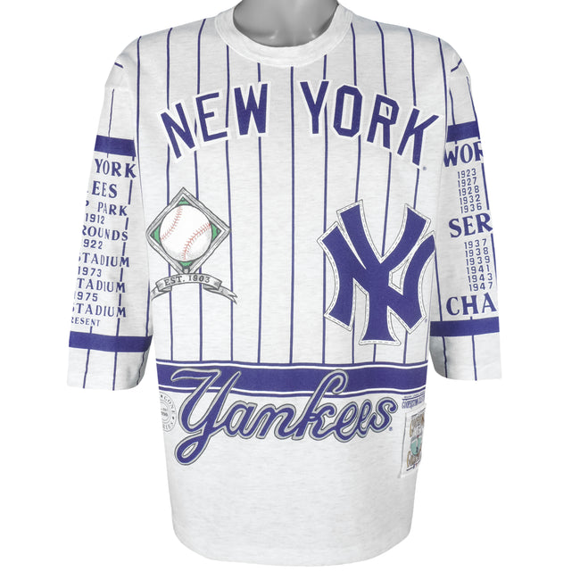 Vintage MLB (Long Gone) - New York Yankees The Greatest Team T-Shirt 1990  X-Large – Vintage Club Clothing