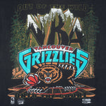 NBA - Vancouver Grizzlies On The Court Single Stitch T-Shirt 1994 Large