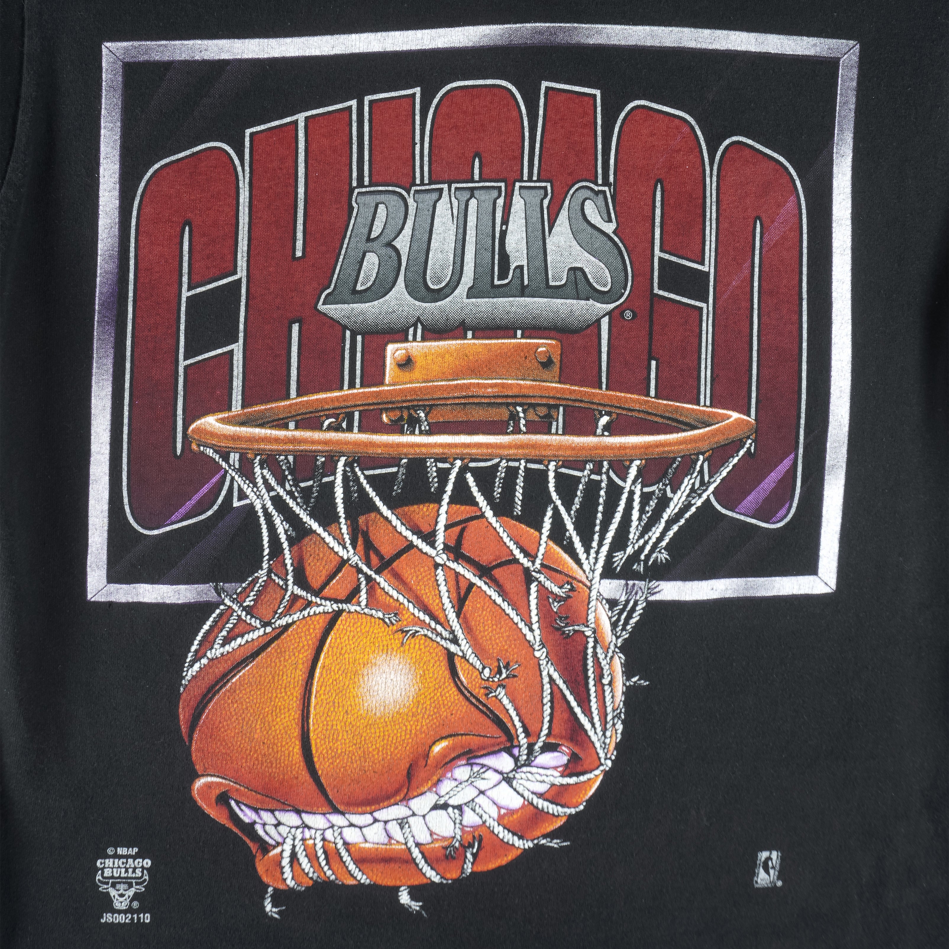 Chicago Bulls Basketball Throwback Jacket NBA Size Small / Med