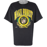 NCAA (Nutmeg) - Wake Forest University Deacons Single Stitch T-Shirt 1990s X-Large