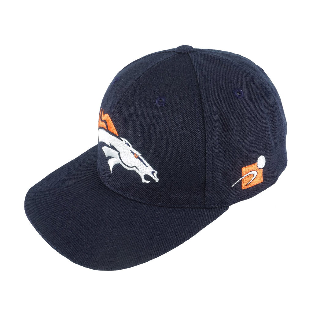 NFL (Sports Specialties) - Denver Broncos Embroidered Snapback Hat 1990s OSFA Vintage Retro Football