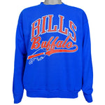 NFL - Buffalo Bills Crew Neck Sweatshirt 1990s Large Vintage Retro Football