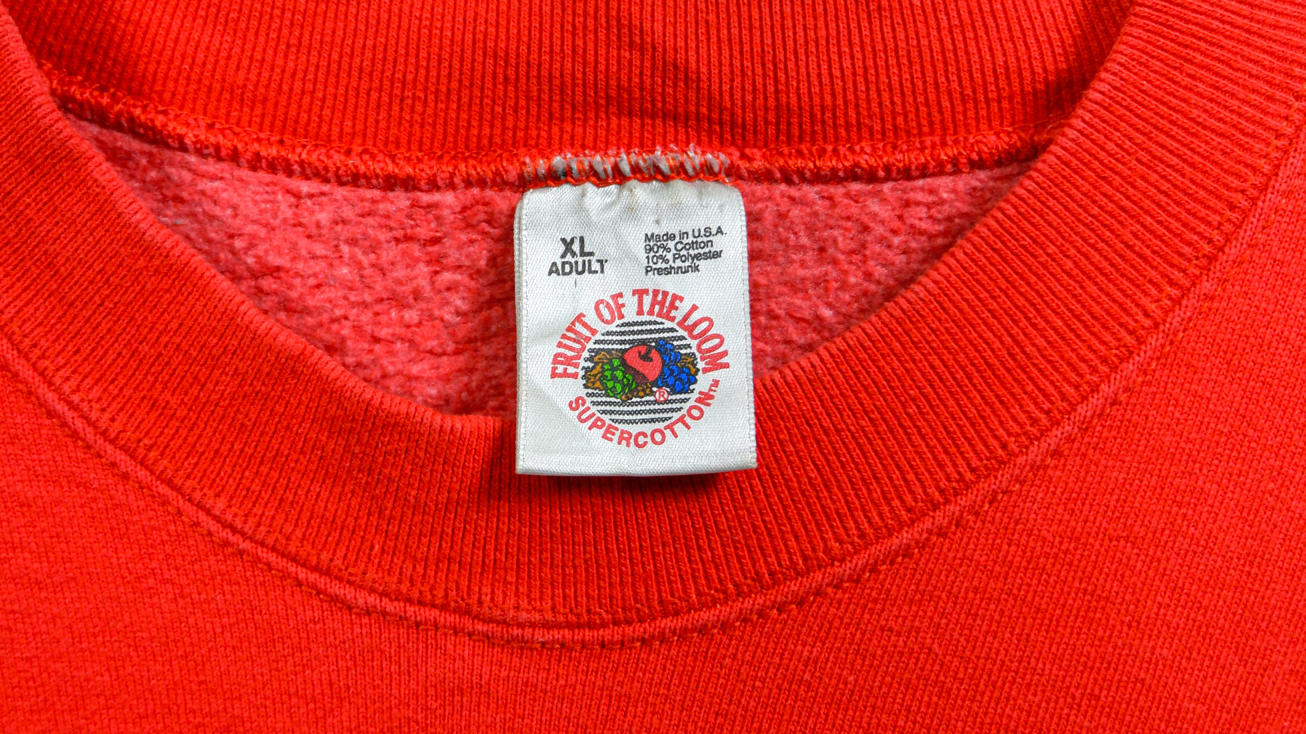 Vintage 90s Red NHL Detroit Redwings Sweatshirt - Small Cotton