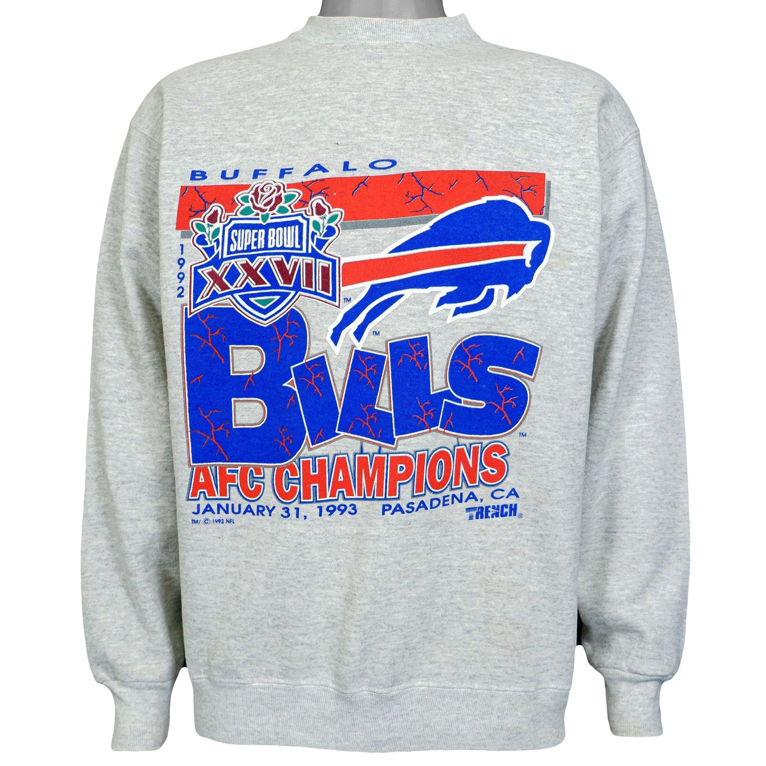 Vintage NFL - Buffalo 'Bills' Super Bowl XXVII Sweatshirt 1993