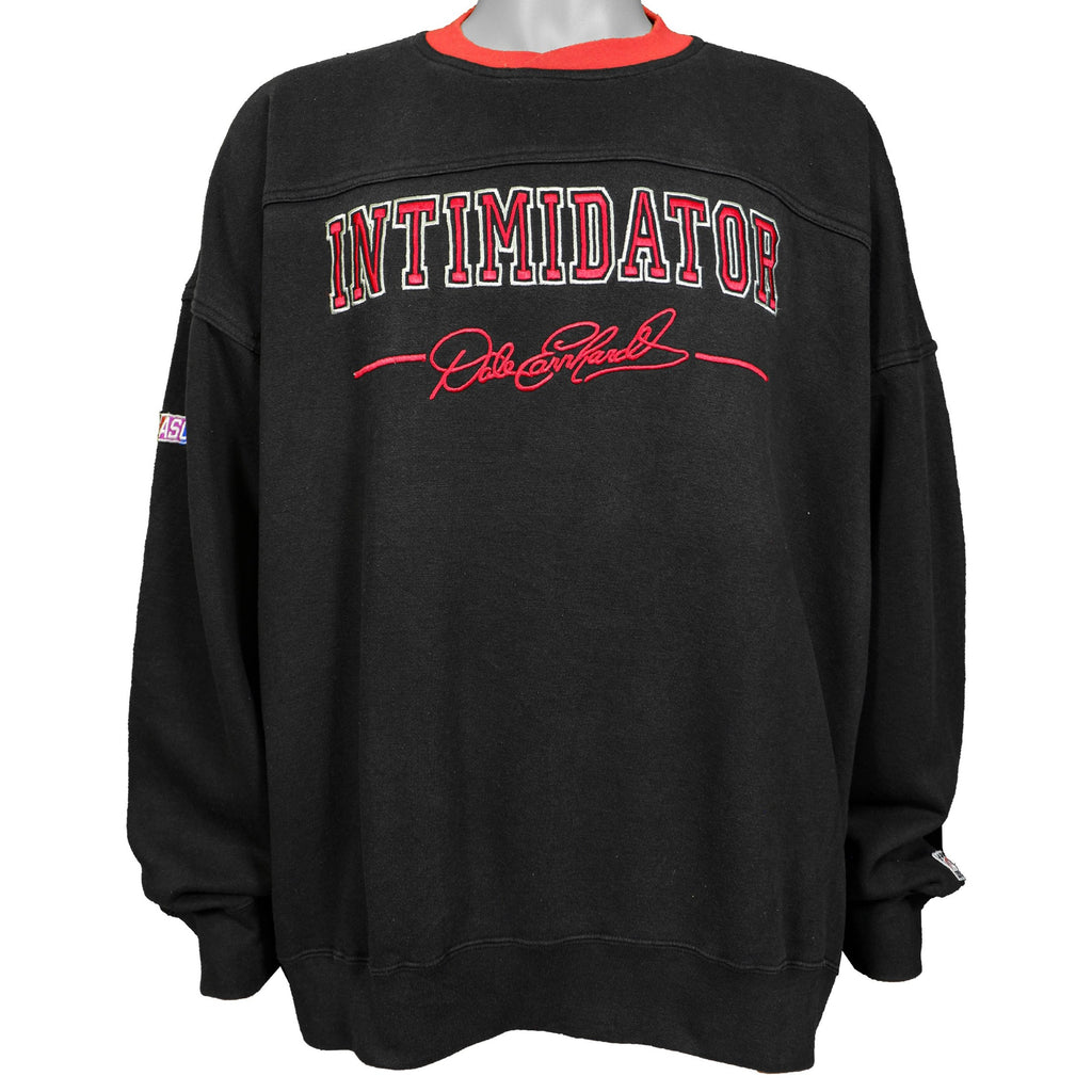 NASCAR (Nutmeg) - Dale Earnhardt Intimidator Sweatshirt 1990s 3X-Large Vintage Retro Racing