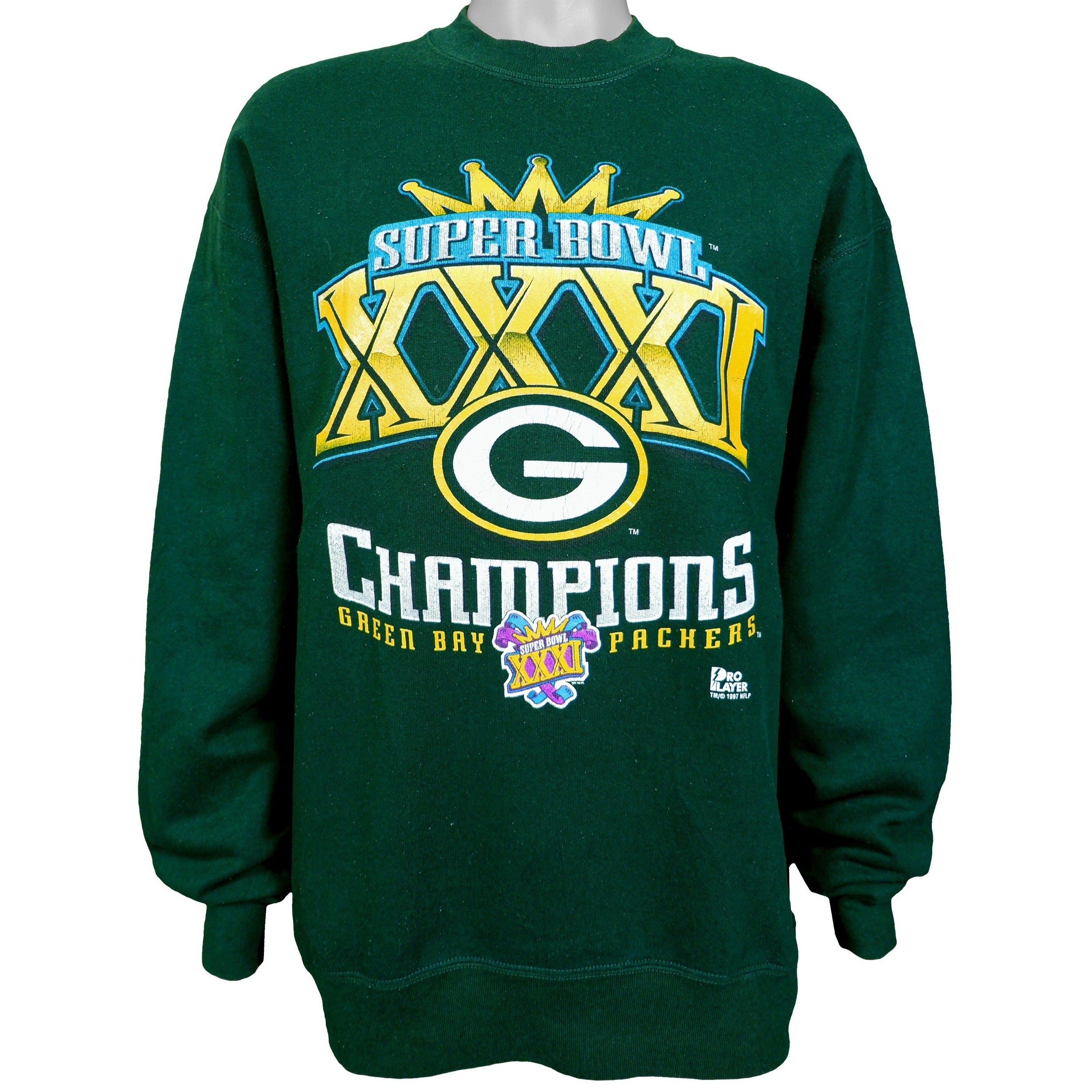 Vintage 90's Green Bay Packers Sweatshirt by Russell Athletic