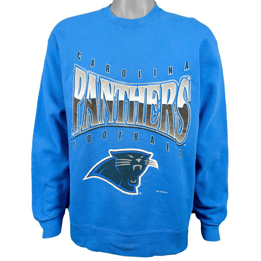 NFL (Salem) - Carolina Panthers Crew Neck Sweatshirt 1994 Large Vintage Retro Football