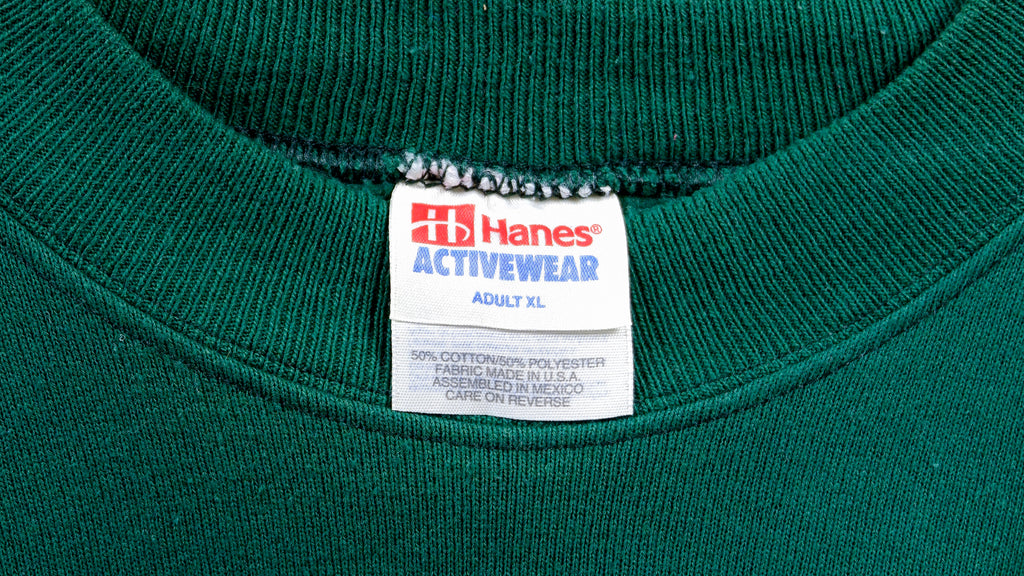 Vintage (Hanes) - Green Atlanta Olympic Crew Neck Sweatshirt 1996 Large Vintage Retro