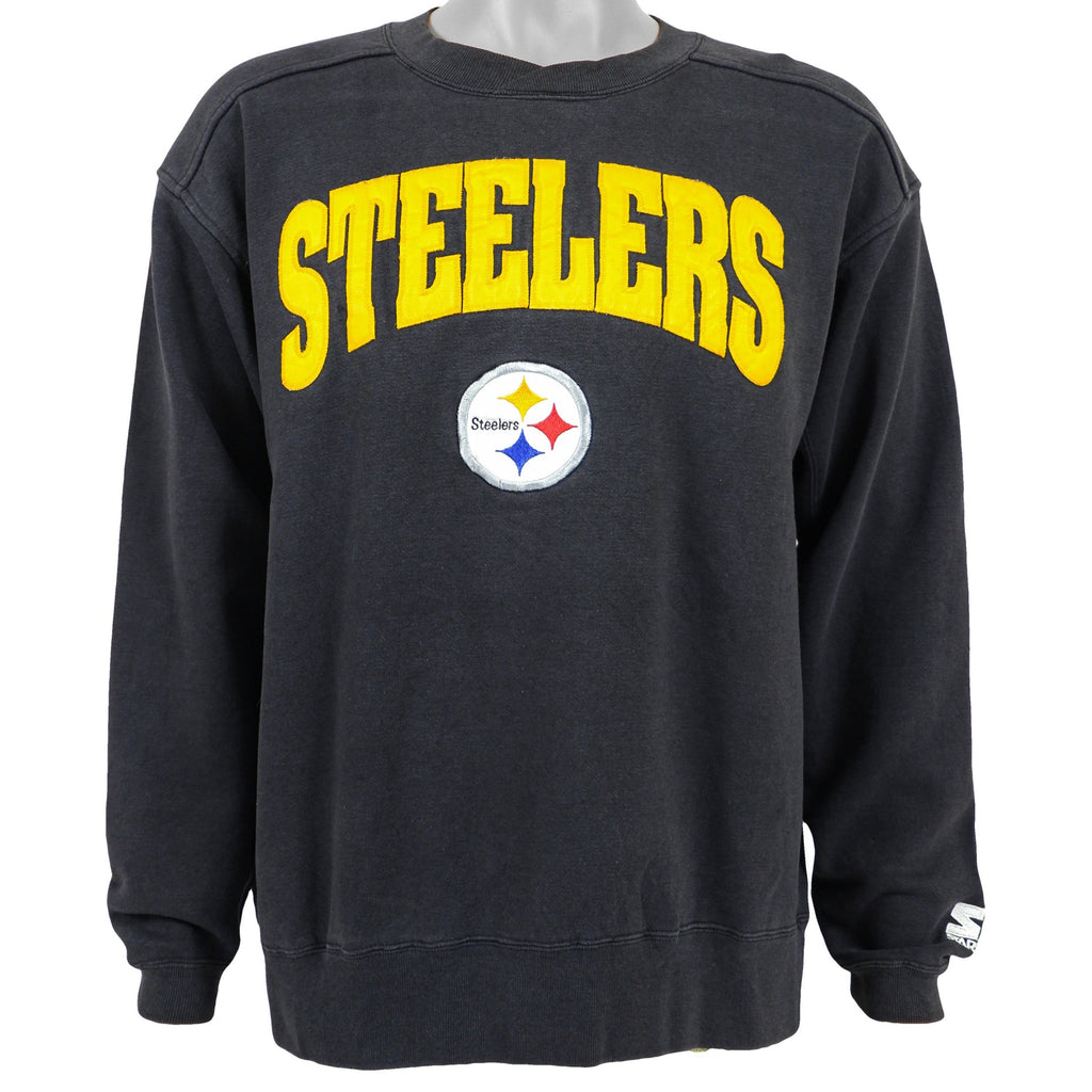 Starter - Pittsburgh Steelers Crew Neck Sweatshirt 1990s Medium Vintage Retro Football