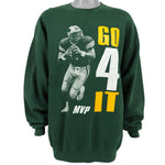 Vintage (Santee) - Green MVP - Go 4 It Sweatshirt 1990s X-Large Vintage Retro Football