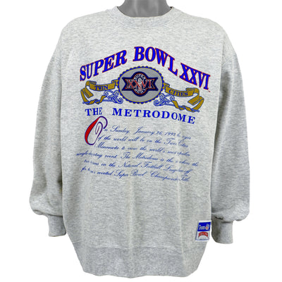 Vintage 1992 Super Bowl XXVI Buffalo Bills, Washington Redskins crewneck  sweatshirt