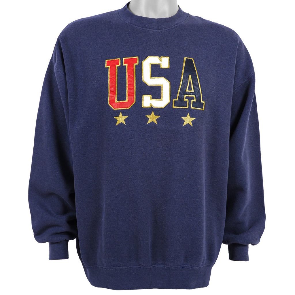 Lee - USA Crew Neck Sweatshirt 1990s X-Large Vintage Retro