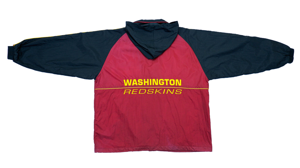 NFL (Logo 7) - Washington Redskins Windbreaker 1990s X-Large Vintage Retro NFL Football