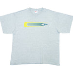 Nike - Grey Just Do It T-Shirt 1990s X-Large Vintage Retro