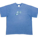 Nike - Blue Spell-Out T-Shirt 1990s X-Large Vintage Retro