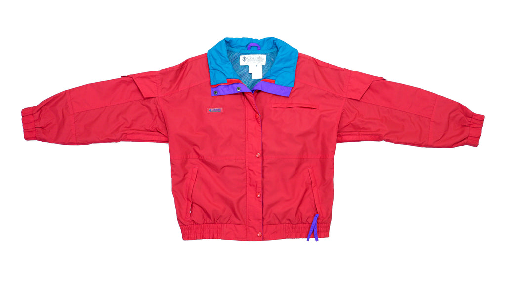 Columbia - Red Skidaddle Jacket 1990s Medium Vintage Retro