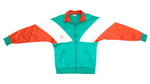 Umbro - Green, Red & White Colorblock Track Jacket 1990s Medium