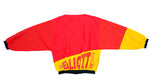 NASCAR - Red and Yellow Bill Elliott Racing Jacket 1990s Large Vintage Retro