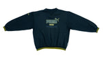 Puma - Black King Crew Neck Sweatshirt 1990s Large Vintage Retro