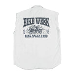 Vintage - Bike Week Button-Up Vest 1998 Large Vintage Retro