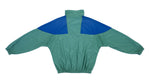 Columbia - Green & Blue Windbreaker 1990s Large Vintage Retro