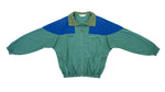 Columbia - Green & Blue Windbreaker 1990s Large Vintage Retro